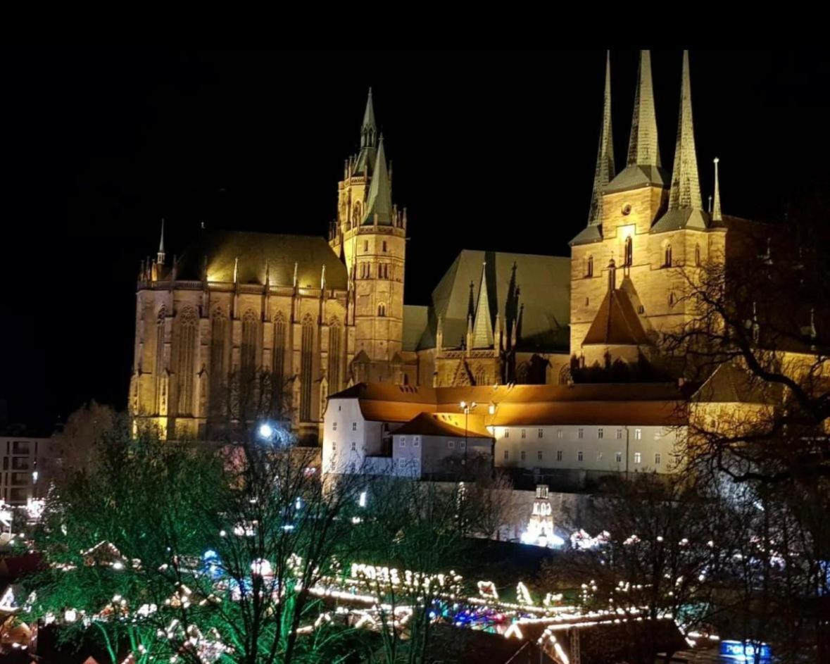 Feine Apartments In Der Suedstadt Von Erfurt Mit Kostenlosen Stellplatz & Flasche Wein Zur Begruessung Zewnętrze zdjęcie
